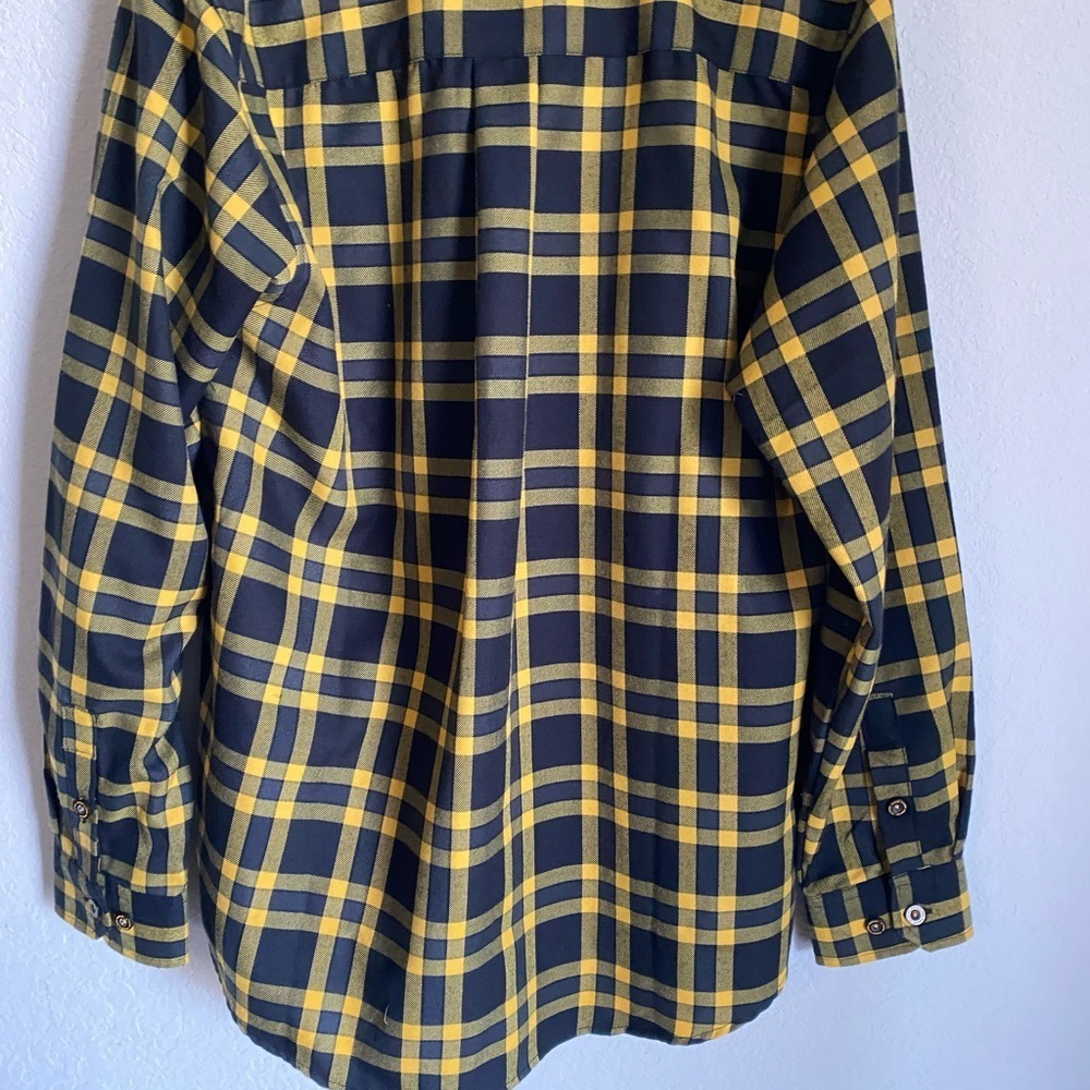 Dixxon Flannel Co Wu-Tang Clan Inspired Yellow Black Plaid Flannel Shirt L - Picture 12 of 13